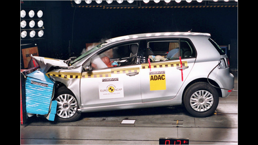 Euro-NCAP-Crashtests 2009: VW Golf VI der sicherste