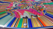 1982 Mercedes-Benz 380 SL 'Psychedelic Drive' by Laurence Gartel