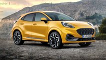 Rendering Ford Puma ST 2020