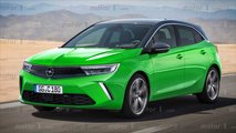 Nuova Opel Astra 2021, il rendering