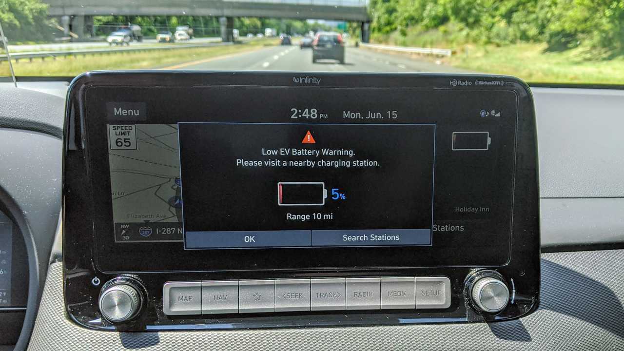 Hyundai Kona Electric range test