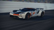 2021 Ford GT Heritage Edition front running shot