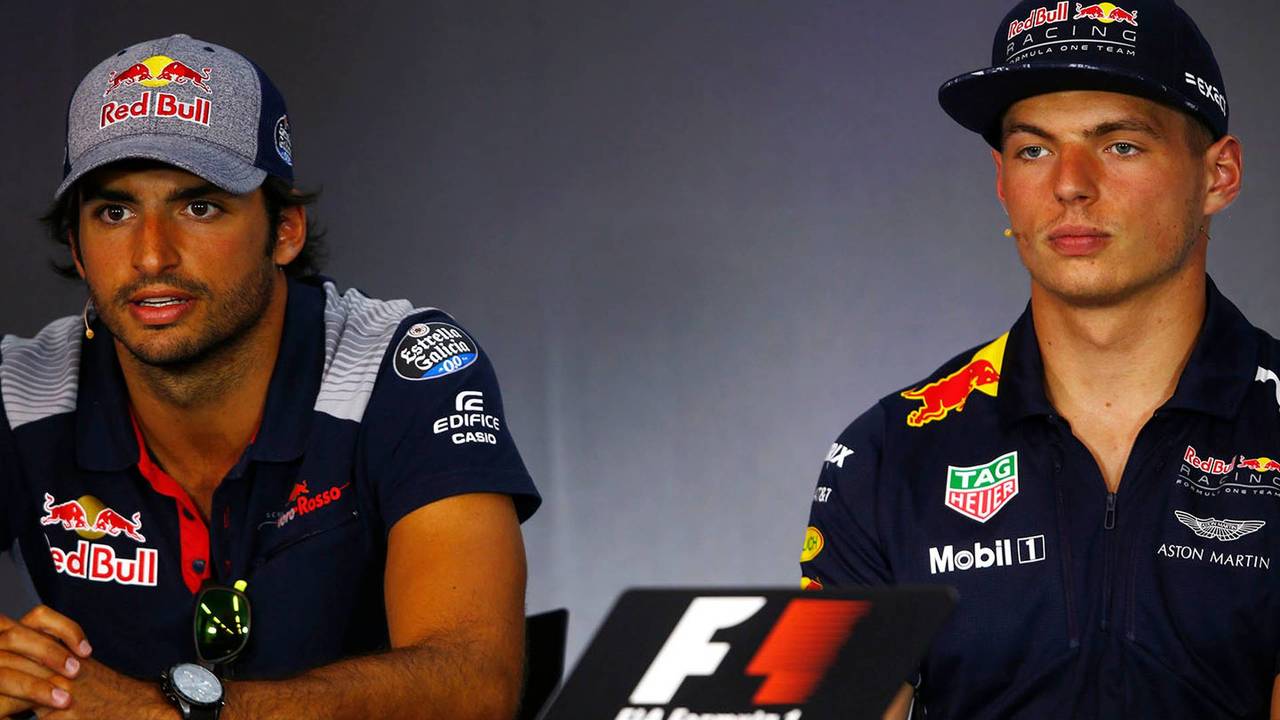 Max Verstappen y Carlos Sainz