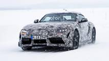 2018 Toyota Supra spy photo with less camo