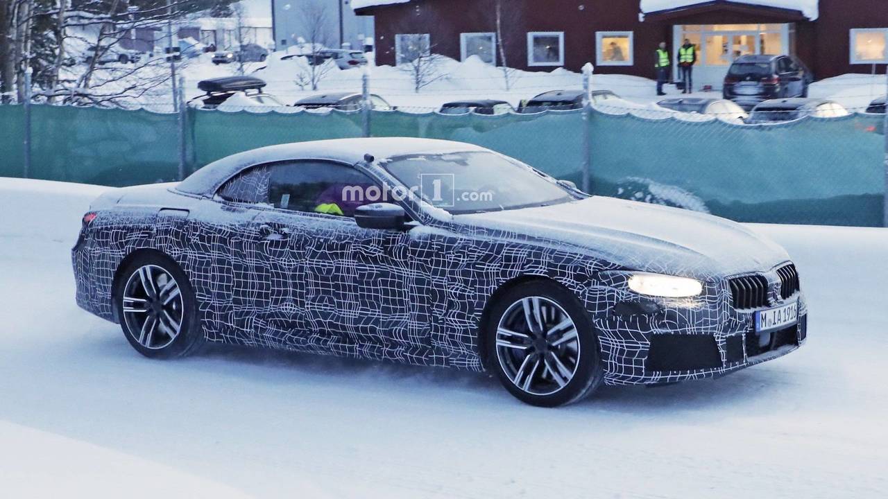 BMW 8 Series Convertible spy photo