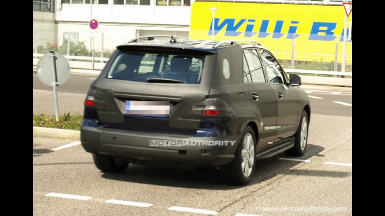 Projeções e flagras do novo Mercedes ML 2012 surgem na rede