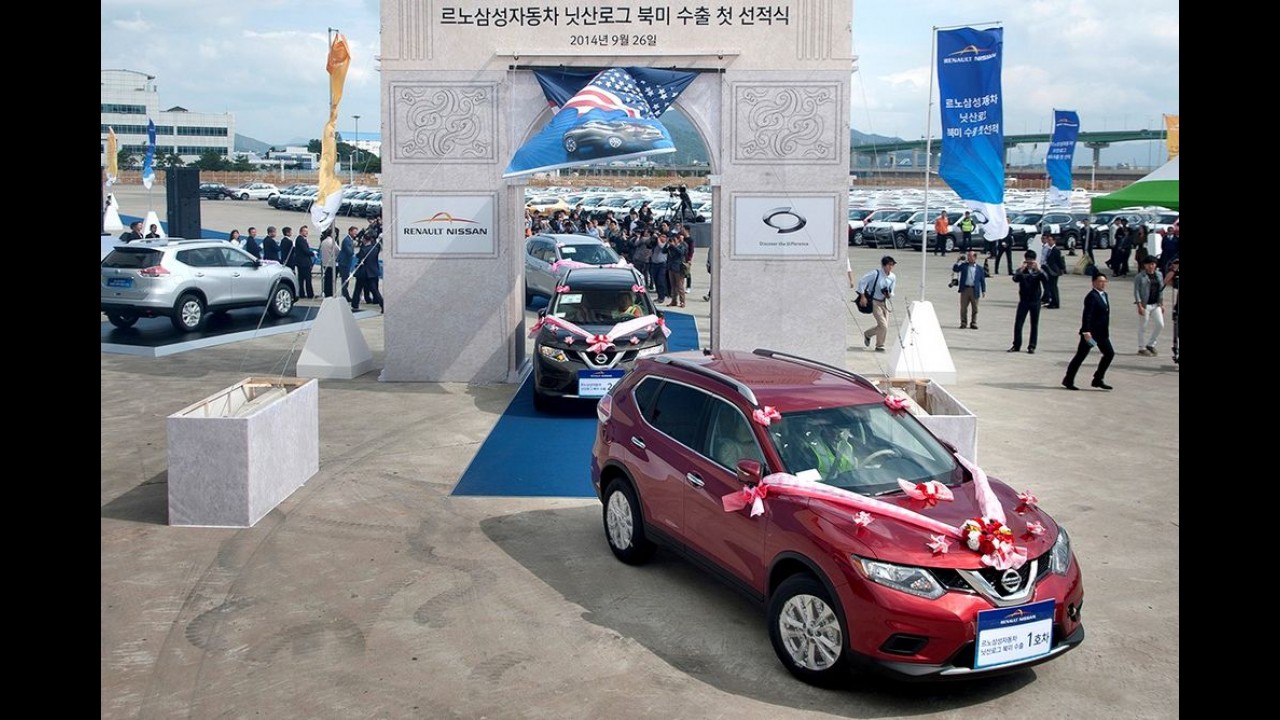 Globalização: Nissan Rogue feito pela Renault Samsung é exportado para os EUA