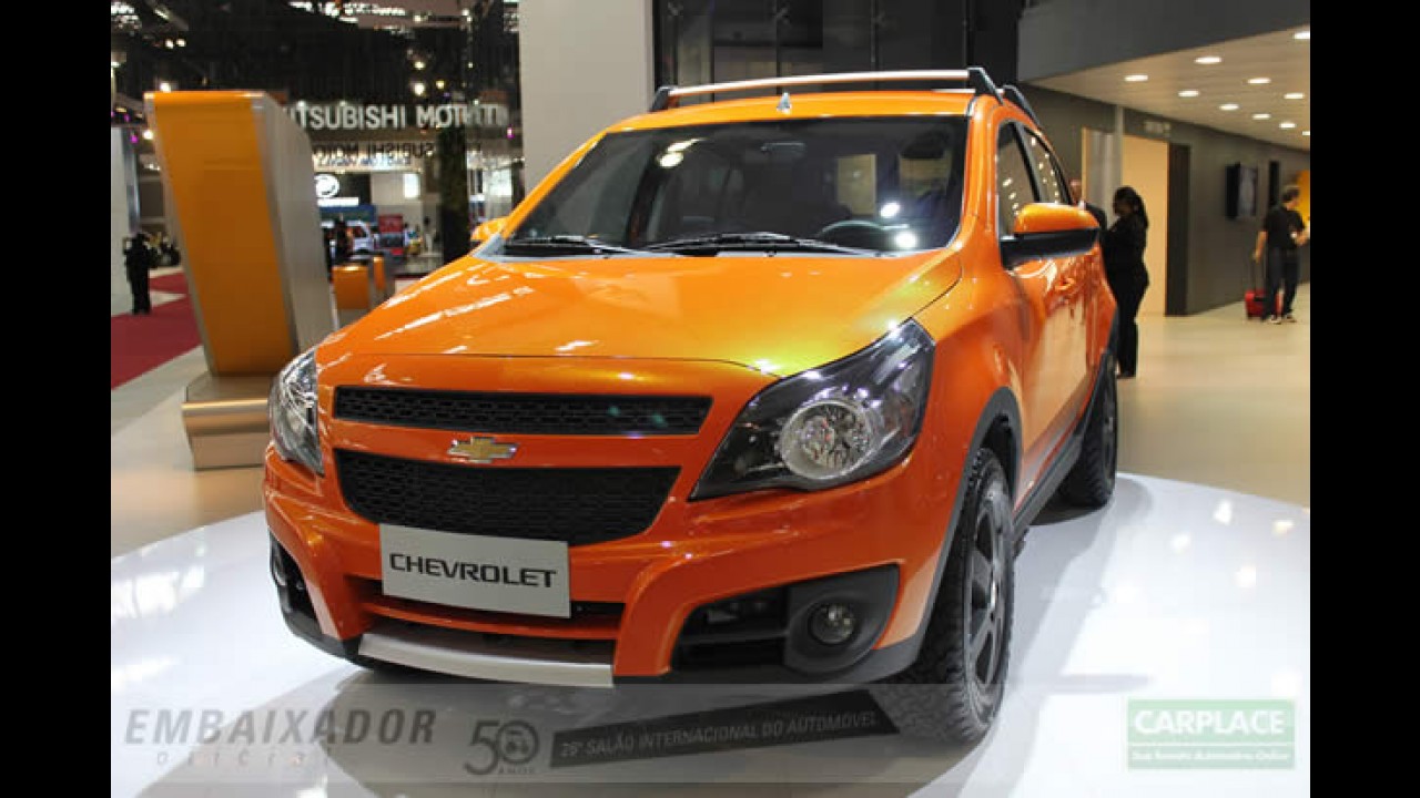 Salão do Automóvel: Chevrolet exibe o "tunado" Agile Crossport - Veja fotos