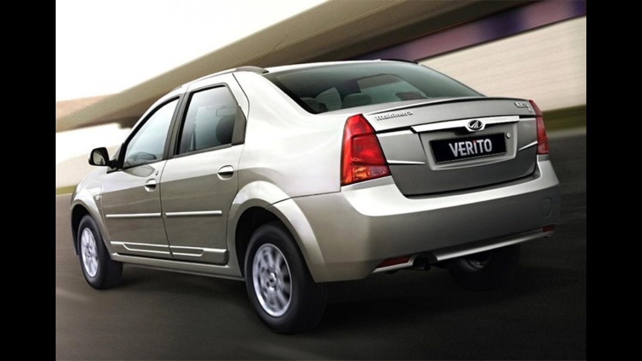 Querida, cortaram o Logan! Mahindra Verito Vibe é flagrado na Índia