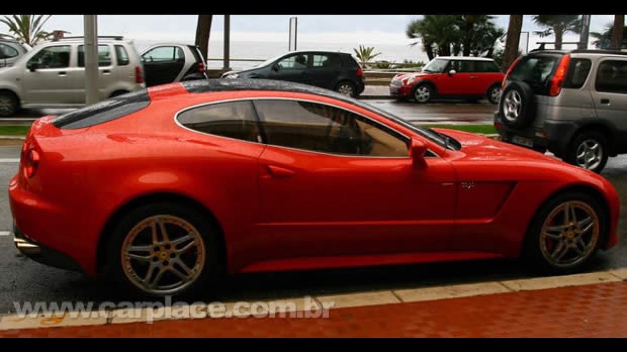 Exclusiva Ferrari GG50 criada pelo design Giorgetto Giugiaro é flagrada em Mônaco
