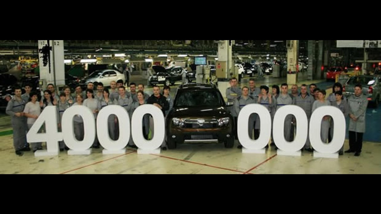 Dacia atinge 4 milhões de unidades produzidas