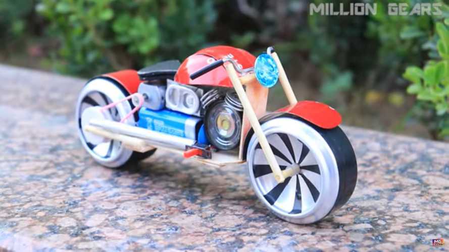 This Amazing Coke-Can Motorcycle Actually Runs!