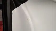 Left-side body panel misalignment