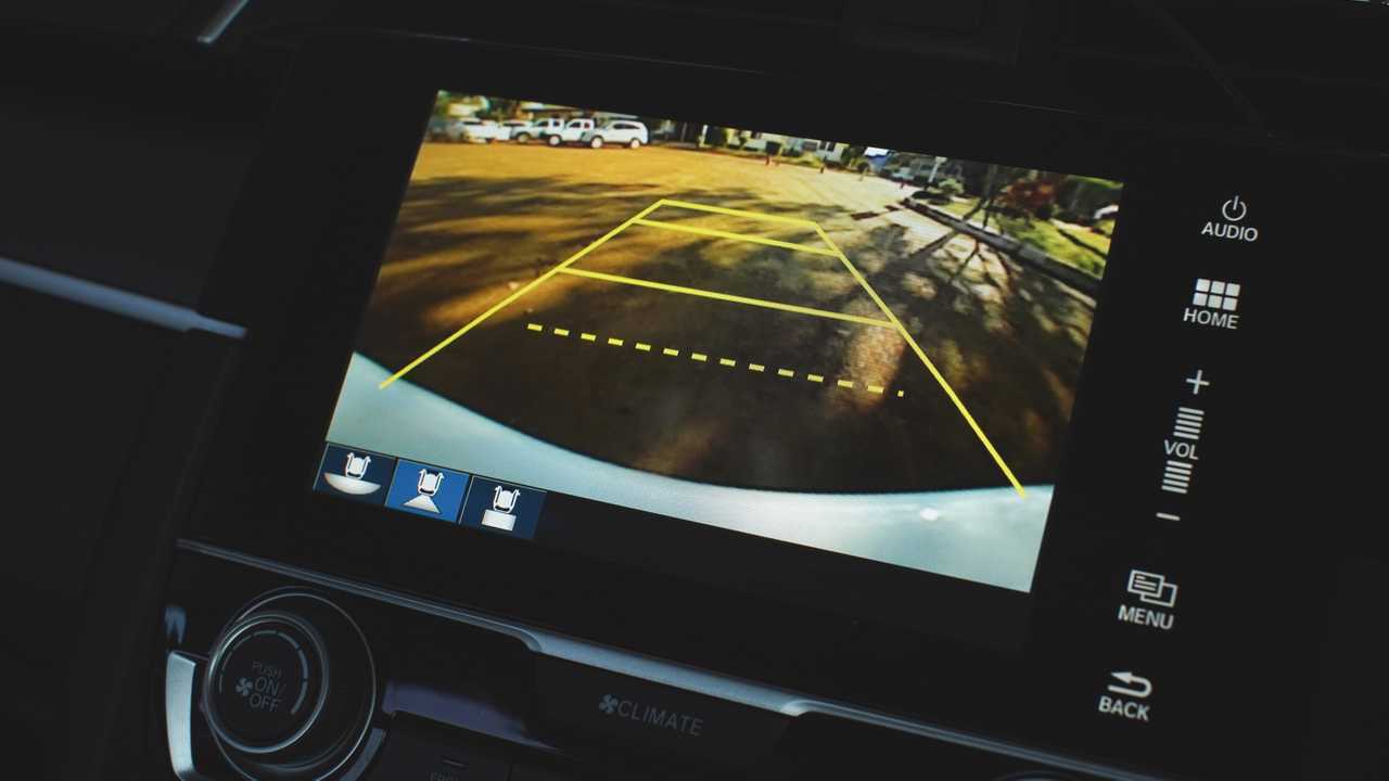 Car rear view monitor reverse camera system