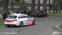 Mercedes-AMG C63 Sedan crashes in Rotterdam