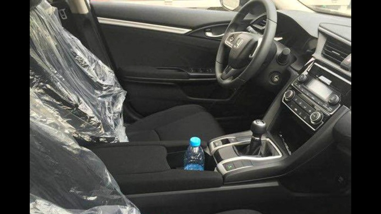 Novo Honda Civic 2017 é flagrado com o inédito motor 1.0 i-VTEC turbo