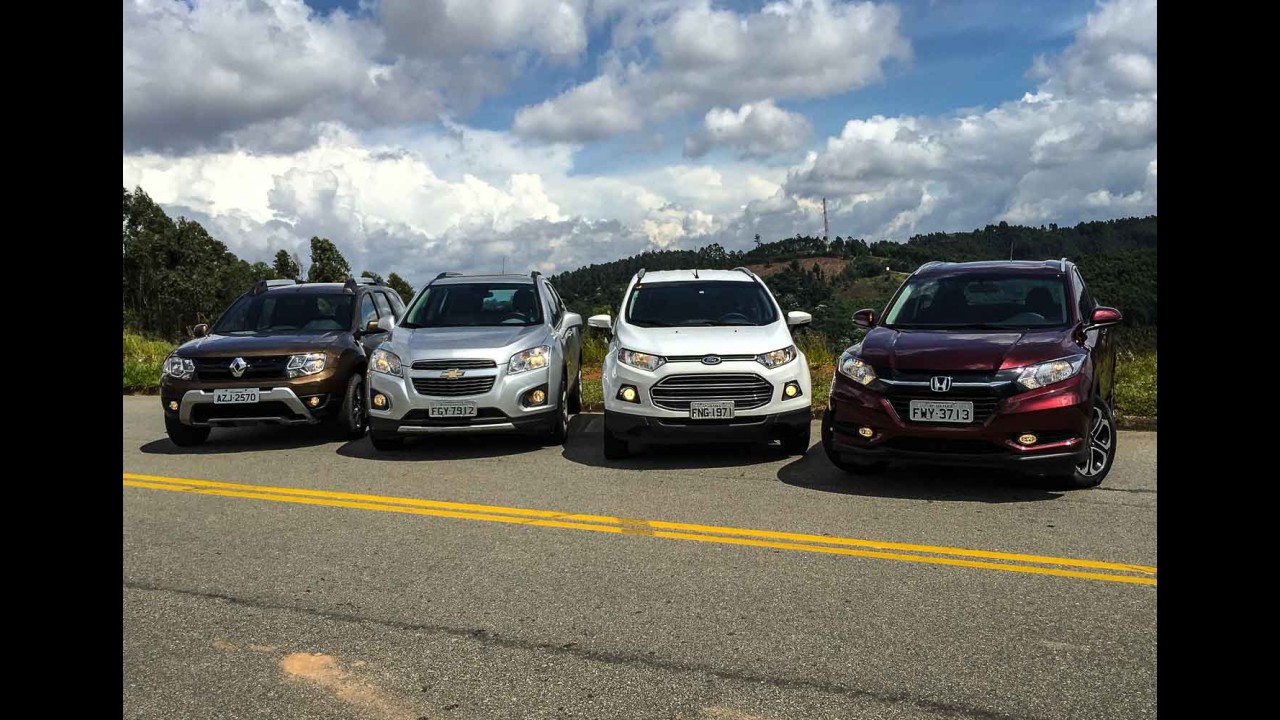 Teste CARPLACE: Honda HR-V encara EcoSport, Tracker e Duster renovado