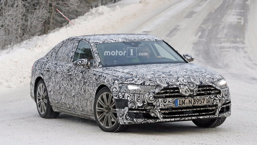 2018 Audi A8 casus fotoğrafları