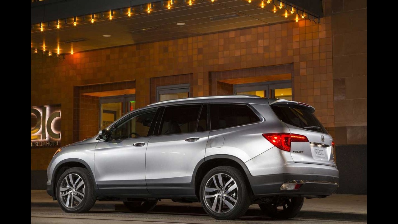 Irmão maior do CR-V, Honda Pilot 2016 ganha novo visual e fica mais econômico
