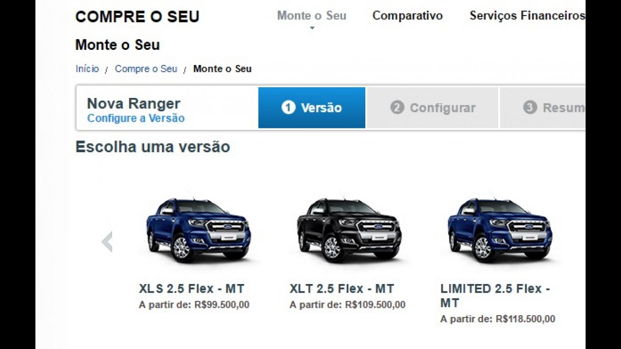Nova Ranger Flex já está à venda com preço inicial de R$ 99,5 mil