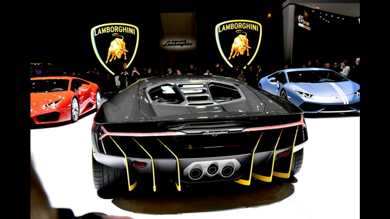 Lamborghini Centenario de 780 cv é o mais potente da história da marca