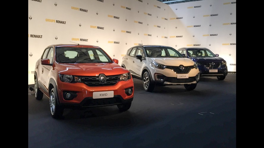 Renault mostra Kwid, Captur e Koleos pela primeira vez no Brasil - veja detalhes