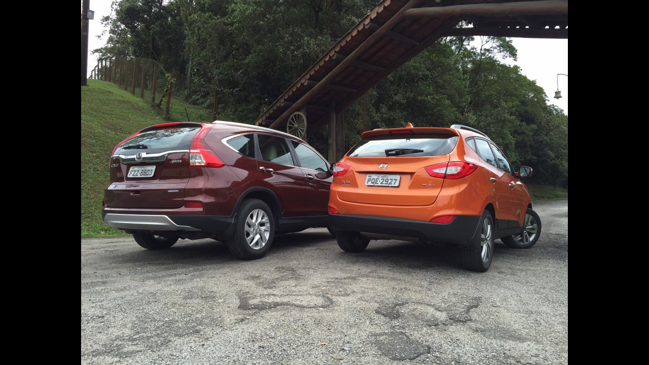Teste CARPLACE: Honda CR-V e Hyundai ix35 fazem duelo de veteranos renovados