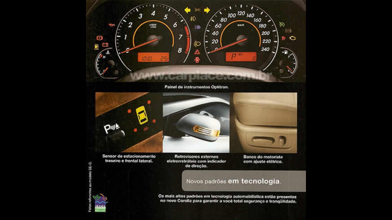 Toyota divulga interior e painel do novo Corolla para clientes preferenciais