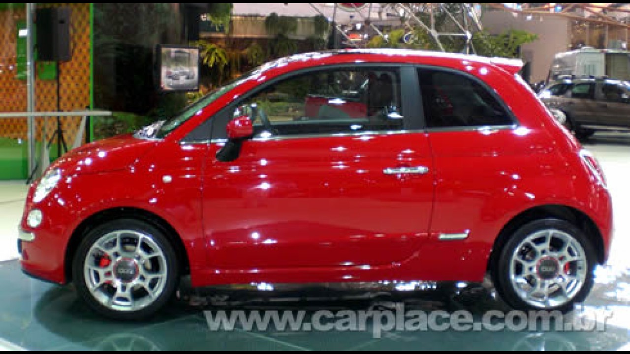 Salão do Automóvel 2008 - Fiat mostra o pequeno 500 Sport - Possível brasileiro?