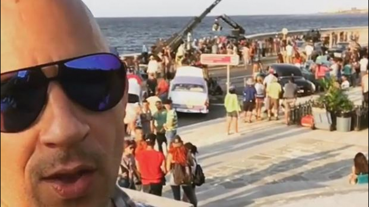 [Copertina] - Fast and Furious 8, Vin Diesel sul set a Cuba [VIDEO]