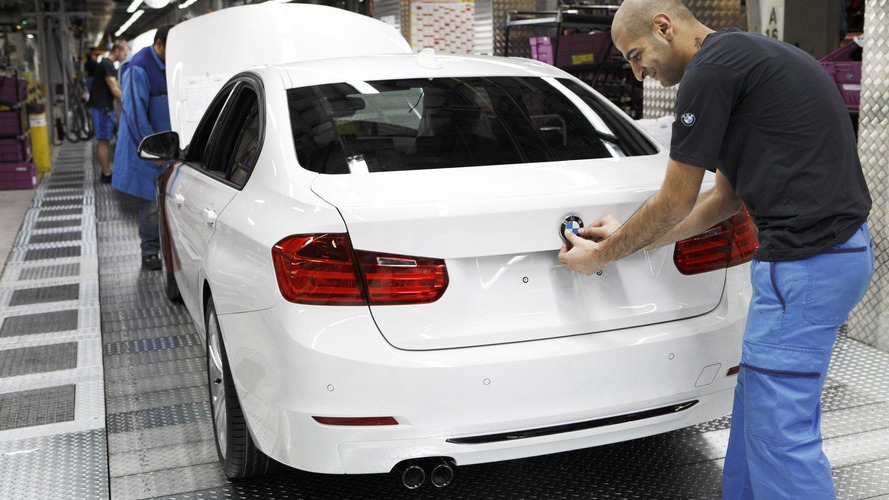 2012 BMW F30 3-Series production at Munich plant 28.10.2011