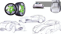 TVR Artemis concept car sketches