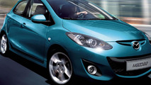 The Mazda2 – World Car of the year 2008 – has received a facelift and celebrates its European premiere at Paris.
