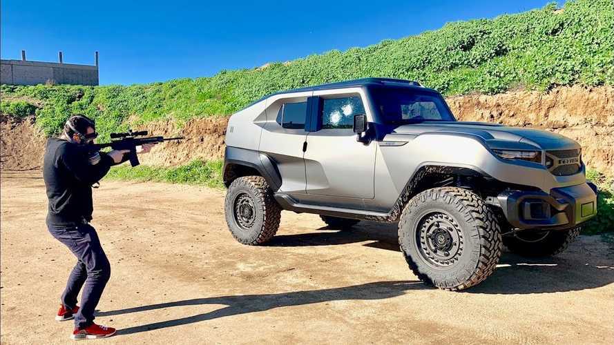 Rezvani Tank Bulletproof Windows Put To The Test