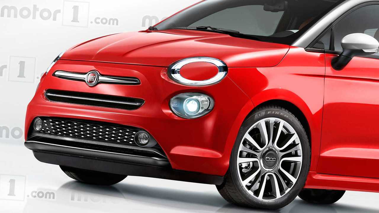 Nuova Fiat 500, il rendering