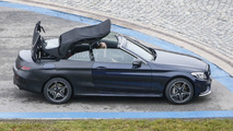 Mercedes C-Class Convertible spy photo
