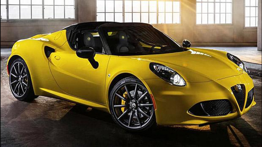 Alfa Romeo 4C Spider, debutto americano