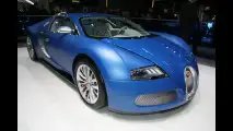 Bugatti Veyron Bleu Centenaire al Salone di Ginevra 2009