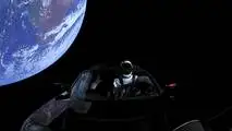 Tesla Roadster Im Weltraum