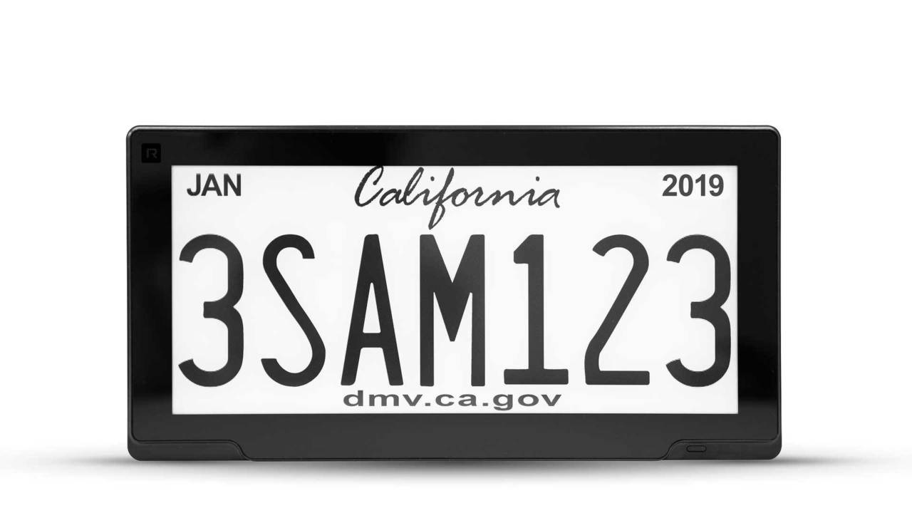 First Digital, Connected License Plates Launching In California