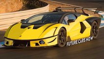 Lamborghini SCV12 rendering