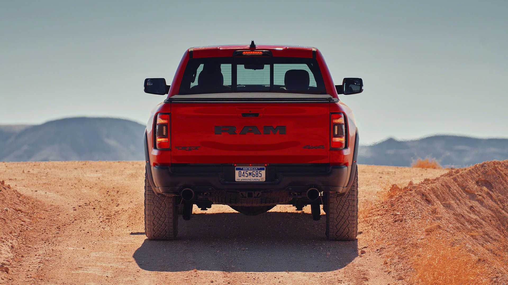 Second 2021 Ram Trx Easter Egg Shows T Rex Towering Over Raptor