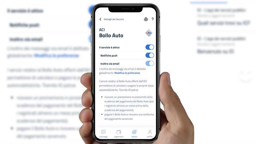 Bollo auto, multe e non solo, da oggi si potranno pagare sulla app IO