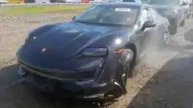 Wrecked Taycan Turbo