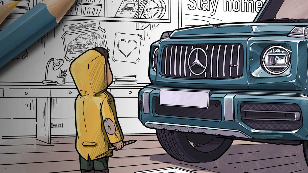 Coloriage Mercedes-Benz