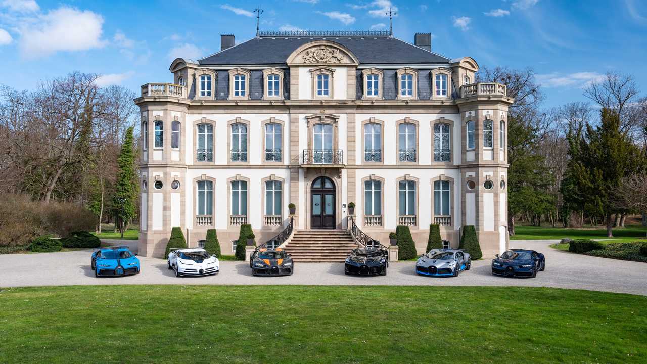 Foto millonaria de Bugatti