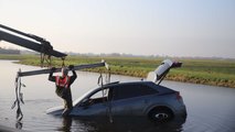 2020 Audi RS Q8 accident in Reeuwijk