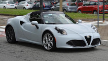 Alfa Romeo 4C Spider spy photo
