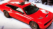Dodge Challenger SRT Hellcat Shooting Brake render