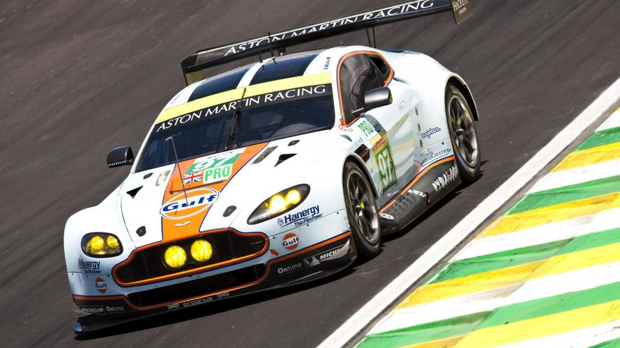 Aston Martin Vantage GTE with prototype solar power system